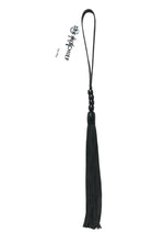 Load image into Gallery viewer, Sex and Mischief Beaded Flogger Noir Whip - Black - 16in

