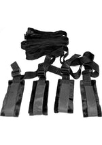 Load image into Gallery viewer, Sex and Mischief Bed Bondage Restraint Kit - Black
