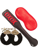 Load image into Gallery viewer, Sex and Mischief Collection Sweet Punishment Kit - Black/Red
