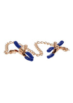 Load image into Gallery viewer, Sex and Mischief Cougar Chained Nipple Clamps
