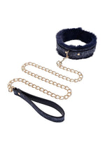 Load image into Gallery viewer, Sex and Mischief Cougar Fur Collar Andamp; Leash
