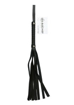 Load image into Gallery viewer, Sex and Mischief Faux Leather Flogger - Black
