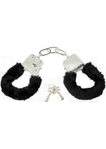 Load image into Gallery viewer, Sex and Mischief Furry Handcuffs - Black
