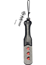 Load image into Gallery viewer, Sex and Mischief Heart Paddle - Black - 12.5in
