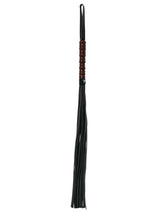 Load image into Gallery viewer, Sex and Mischief Mahogany Flogger - Black
