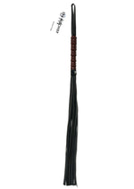 Load image into Gallery viewer, Sex and Mischief Mahogany Flogger - Black
