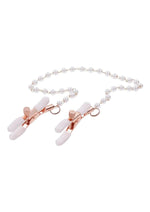 Load image into Gallery viewer, Sex and Mischief Peaches &#39;N Creame Pearl Nipple Clamps
