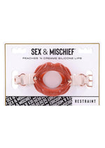 Load image into Gallery viewer, Sex and Mischief Peaches N Creame Silicone Lips - Ivory/Rose Gold
