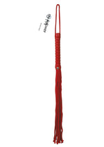 Load image into Gallery viewer, Sex and Mischief Red Rope Flogger - Red

