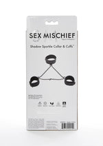 Load image into Gallery viewer, Sex and Mischief Shadow Sparkle Collar and Cuff
