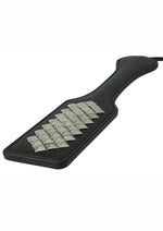 Load image into Gallery viewer, Sex and Mischief Studded Paddle - Black - 12.5in
