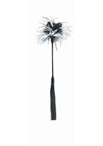 Load image into Gallery viewer, Sex and Mischief Whip and Tickler - Black/White
