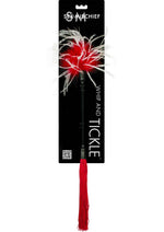 Load image into Gallery viewer, Sex and Mischief Whip and Tickler - Red/White
