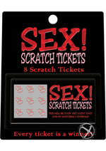 Load image into Gallery viewer, Sex! Scratch Tickets - 8 Per Pack
