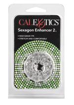 Load image into Gallery viewer, Sexagon Enhancer 2 Cock Ring - Clear

