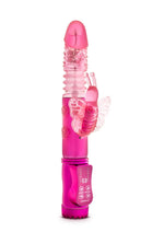 Load image into Gallery viewer, Sexy Things Butterfly Thruster Mini Rabbit Vibrator - Fuchsia/Pink
