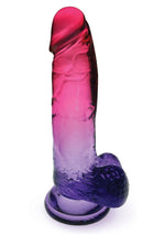 Load image into Gallery viewer, Shades Gradient Dildo - Pink/Plum/Purple - 8in
