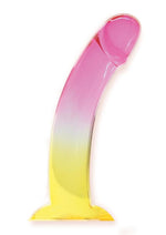 Load image into Gallery viewer, Shades Smoothie Dildo with Suction Cup - Yellow - 8.25in
