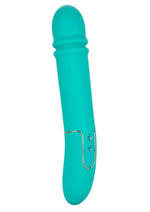 Load image into Gallery viewer, Shameless Flirt Rechargeable Silicone Thrusting Vibrator - Blue
