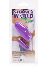 Load image into Gallery viewer, Shane&#39;s World Finger Banger Silicone Vibrator Waterproof - Purple

