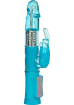 Load image into Gallery viewer, Shane&#39;s World Jack Rabbit Beaded Vibrator - Blue
