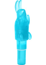 Load image into Gallery viewer, Shane&#39;s World Pocket Party Bunny Wand Massager - Blue
