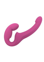 Load image into Gallery viewer, Share Lite Silicone Strapless Strap-On Dildo - Blackberry - Pink
