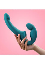 Load image into Gallery viewer, Share Lite Silicone Strapless Strap-On Dildo - Deep Sea
