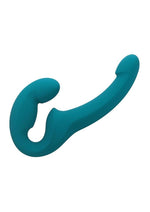 Load image into Gallery viewer, Share Lite Silicone Strapless Strap-On Dildo - Deep Sea - Blue
