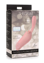 Load image into Gallery viewer, Shegasm 3-Way Elixir Rechargeable Silicone Sucking and Pulsing Vibrator - Pink
