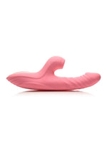 Load image into Gallery viewer, Shegasm Candy-Thrust Rechargeable Silicone Thrusting and Sucking Rabbit Vibrator - Pink
