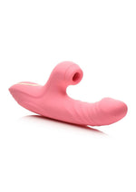 Load image into Gallery viewer, Shegasm Candy-Thrust Rechargeable Silicone Thrusting and Sucking Rabbit Vibrator
