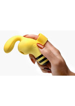 Load image into Gallery viewer, Shegasm Sucky Bee Rechargeable Silicone Clitoral Stimulating Finger Vibrator
