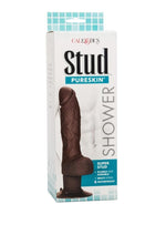 Load image into Gallery viewer, Shower Stud Super Stud Vibrating Dildo - Brown/Chocolate
