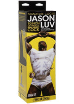 Load image into Gallery viewer, Signature Cocks Jason Luv Dildo - Chocolate - 10in
