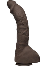 Load image into Gallery viewer, Signature Cocks Ultraskyn Prince Yahshua Dildo - Chocolate - 10.5in

