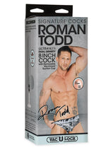 Load image into Gallery viewer, Signature Cocks Ultraskyn Roman Todd Dildo with Removable Suction Cup - Vanilla - 8in
