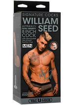 Load image into Gallery viewer, Signature Cocks William Seed Dildo - Vanilla - 8in
