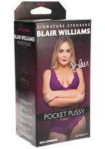 Load image into Gallery viewer, Signature Strokers Blair Williams Ultraskyn Pocket Masturbator - Pussy - Vanilla
