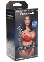 Load image into Gallery viewer, Signature Strokers Girls Of Social Media @Ana.lorde Pocket Masturbator - Pussy - Vanilla
