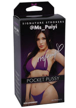 Load image into Gallery viewer, Signature Strokers Girls Of Social Media @Ms_puiyi Pocket Masturbator - Pussy - Vanilla
