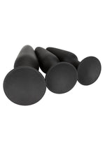 Load image into Gallery viewer, Silicone Anal Trainer Kit Black 3 Sizes