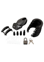 Load image into Gallery viewer, Silicone Chastity Cage - Black
