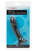Load image into Gallery viewer, Silicone Curved Anal Stud - Black
