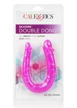 Load image into Gallery viewer, Silicone Double Dong AC/DC Dong Dual Penetration Non Vibrating Silicone Double Dong - Pink
