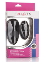 Load image into Gallery viewer, Silicone Remote Panty Pleaser Rechargeable Panty Vibe - Black
