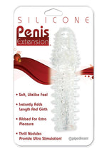 Load image into Gallery viewer, Silicone Penis Extension - Clear
