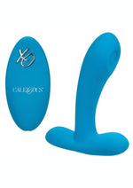 Load image into Gallery viewer, Silicone Remote Pulsing Pleaser Rechargeable Vibrator with Remote Control - Blue
