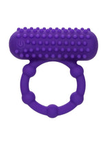 Load image into Gallery viewer, Silicone Rechargeable 5 Bead Maximus Couples Ring - Purple
