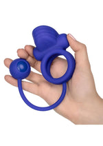 Load image into Gallery viewer, Silicone Rechargeable Dual Rockin Rim Enchancer Cock Ring
